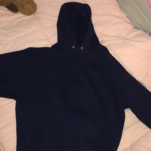 Navy blue oversized hoodie